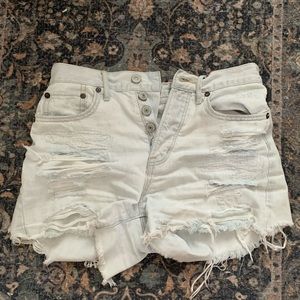 American Eagle Light Wash Shorts